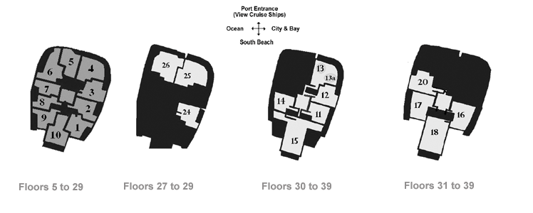 Continuum I South Apt #2003 floor plan