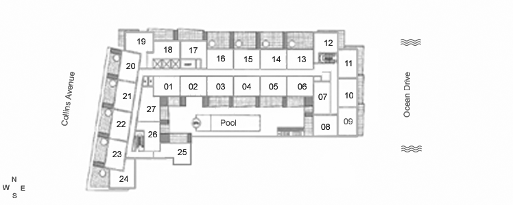 De Soleil / Z Hotel Apt #PH18 floor plan