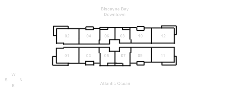 Yacht Club at Portofino Apt #2302W floor plan