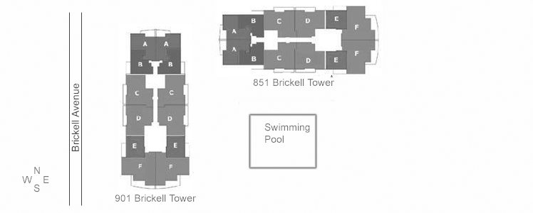 The Plaza Tower I Apt #4204 floor plan