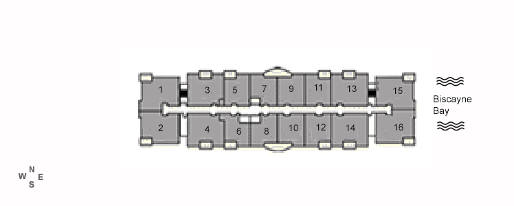 Isola Brickell Key Apt #1511 floor plan