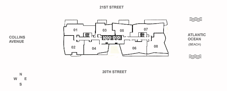 Setai Apt #1907 floor plan