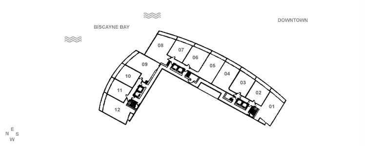 Marina Blue Apt #2904 floor plan