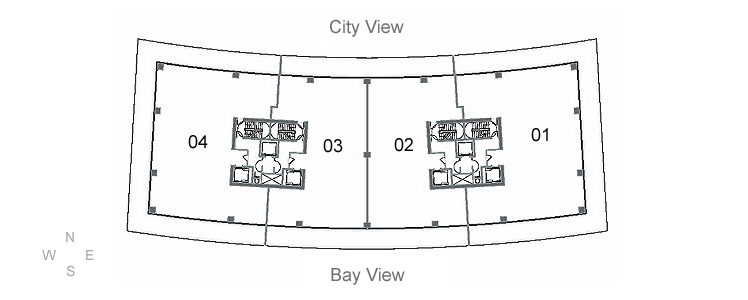 Apogee Apt #Penthouse 22 floor plan
