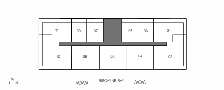 50 Biscayne Apt #4311 floor plan