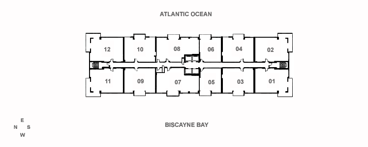 Floridian Apt #1408 floor plan