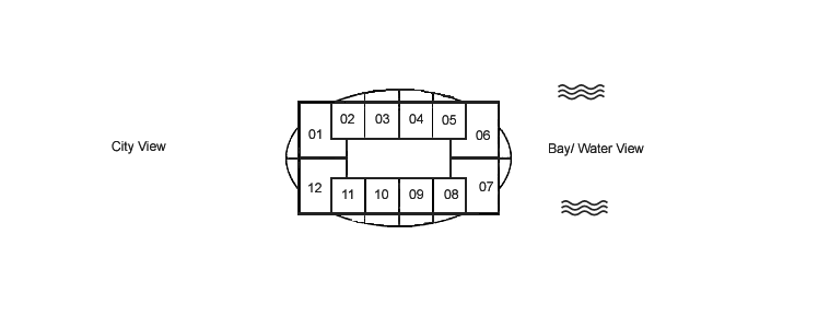 Skyline On Brickell Apt #1911 floor plan