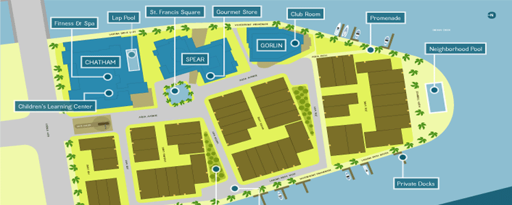 Aqua Chatham Apt #801 floor plan
